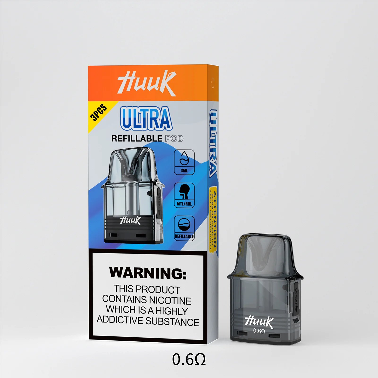 MEHA HUUK 1350mAh 注油主機 27W 強勁輸出續航怪獸 超大電力撐整天 爆發力之王 1350mAh巨量電力 台灣現貨秒發 - 图片 8