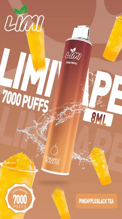 LIMI 7000抛棄式 3.5% 強勁尼古丁鹽 交織極致冰感水果層次 瞬時爆發震撼擊喉體感 搭載 650mAh 能量核心長效續航 台灣現貨 - 图片 7
