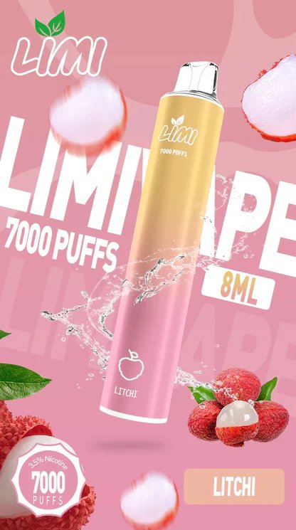 LIMI 7000抛棄式 3.5% 強勁尼古丁鹽 交織極致冰感水果層次 瞬時爆發震撼擊喉體感 搭載 650mAh 能量核心長效續航 台灣現貨 - 图片 2