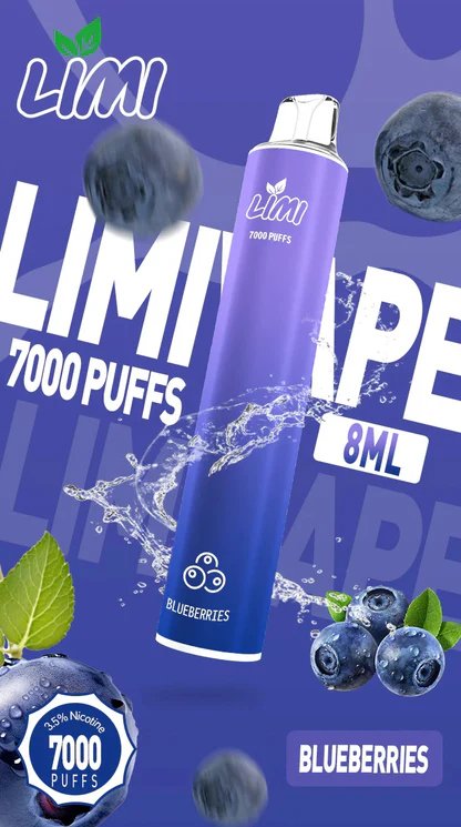 LIMI 7000抛棄式 3.5% 強勁尼古丁鹽 交織極致冰感水果層次 瞬時爆發震撼擊喉體感 搭載 650mAh 能量核心長效續航 台灣現貨 - 图片 5