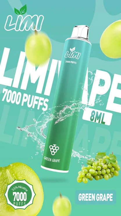 LIMI 7000抛棄式 3.5% 強勁尼古丁鹽 交織極致冰感水果層次 瞬時爆發震撼擊喉體感 搭載 650mAh 能量核心長效續航 台灣現貨 - 图片 6